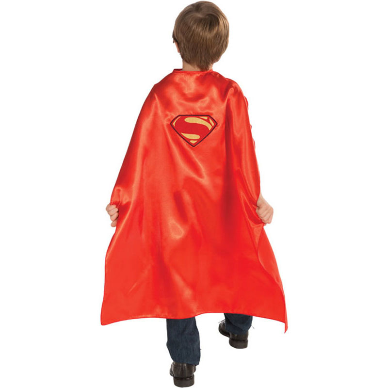 LC3019-Superman Child Cape with Embroidered Superman Logo
