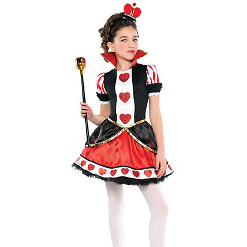 LV8038 Girls Queen of Hearts Costume
